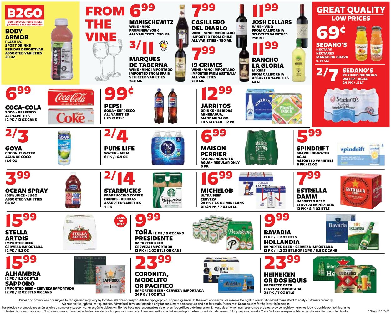 Catalogue Sedano's from 06/10/2026