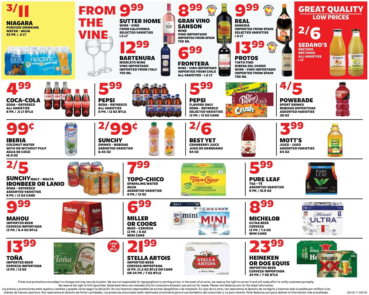 Catalogue Sedano's from 06/17/2026