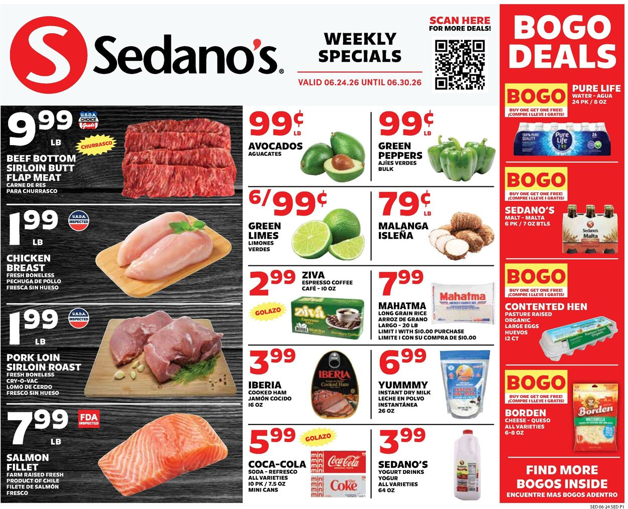 Catalogue Sedano's from 06/24/2026
