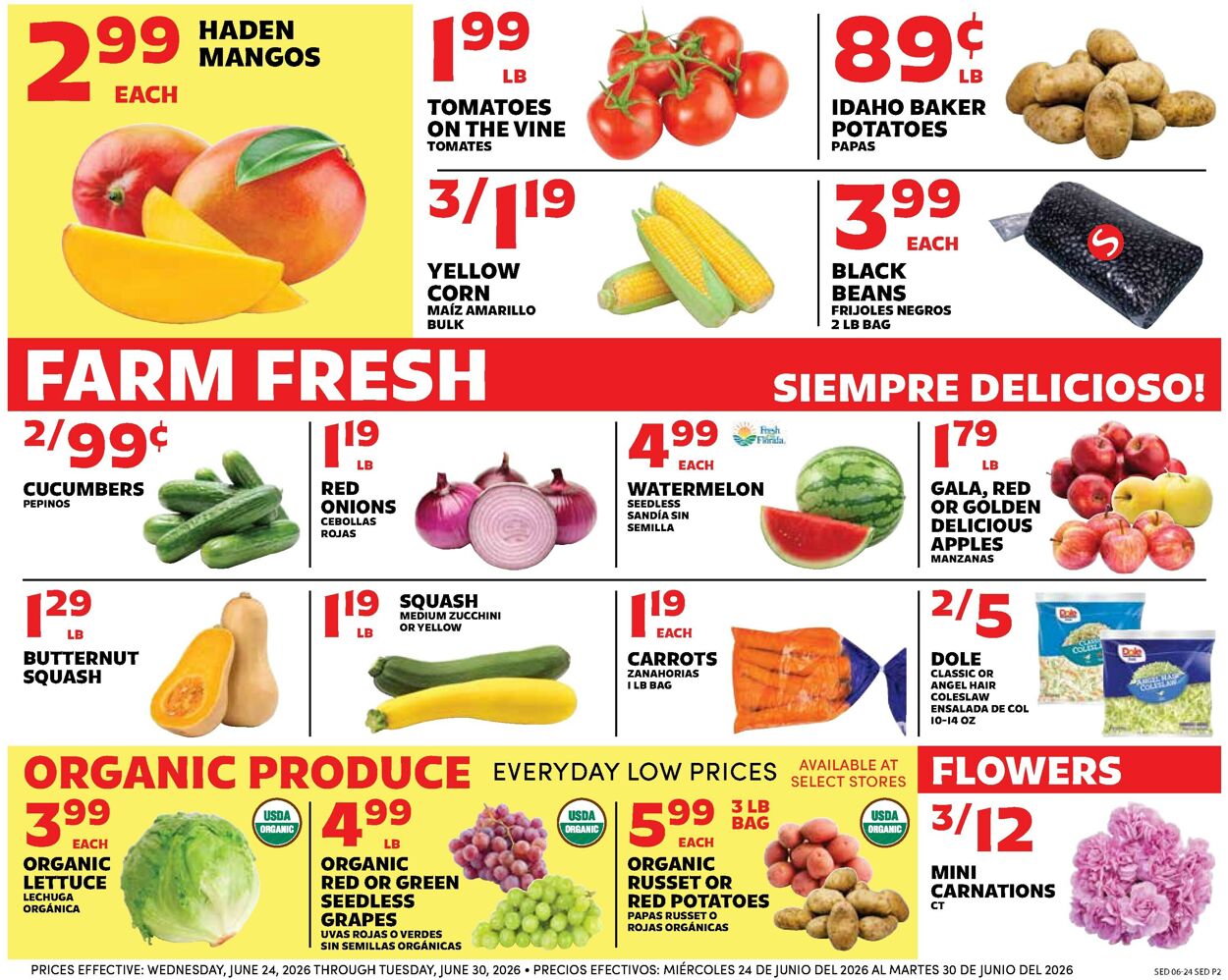 Catalogue Sedano's from 06/24/2026