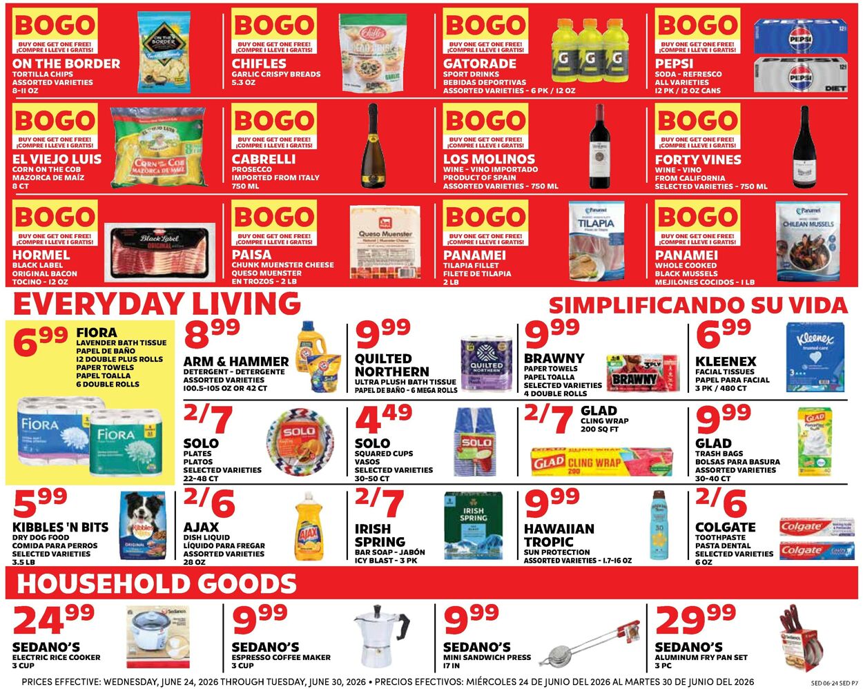 Catalogue Sedano's from 06/24/2026