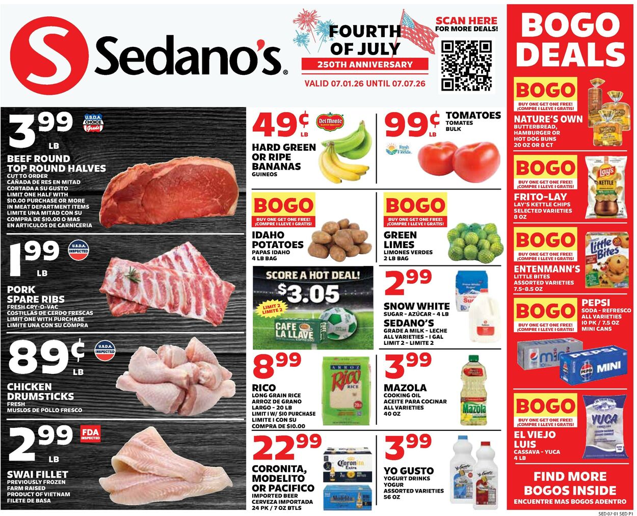 Catalogue Sedano's from 07/01/2026