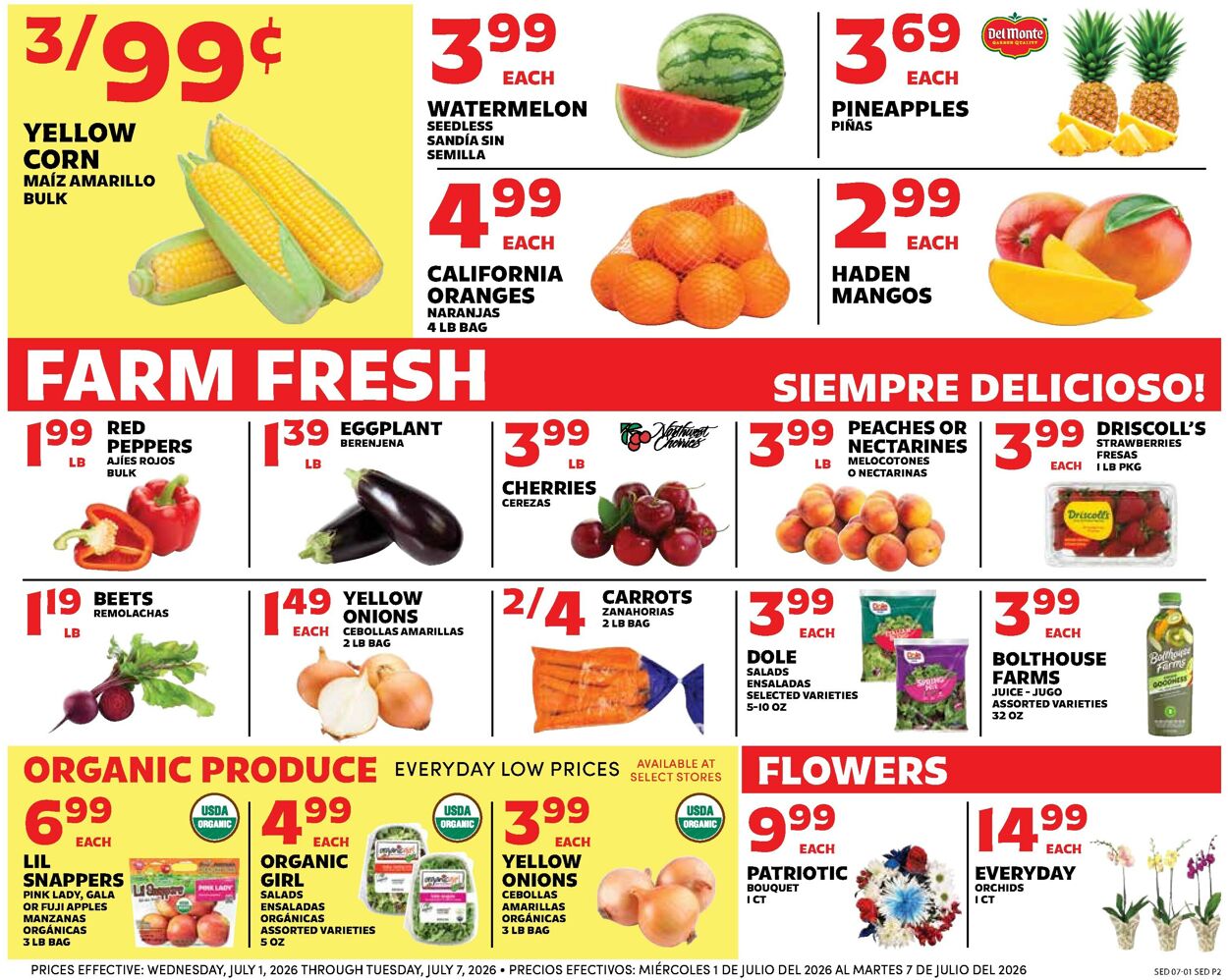Catalogue Sedano's from 07/01/2026