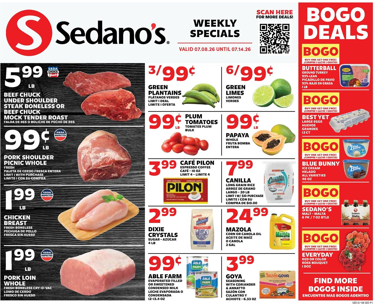 Catalogue Sedano's from 07/08/2026