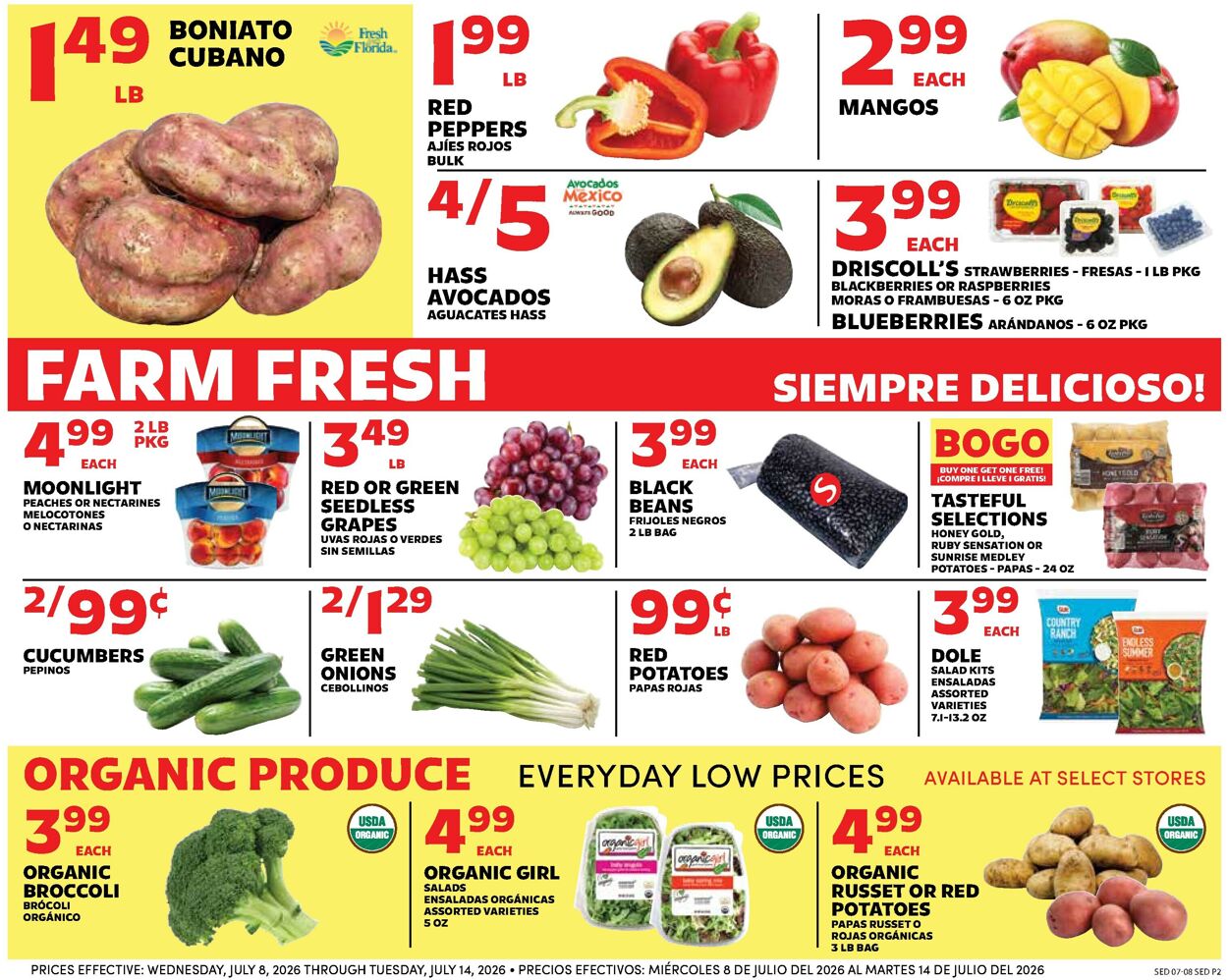 Catalogue Sedano's from 07/08/2026