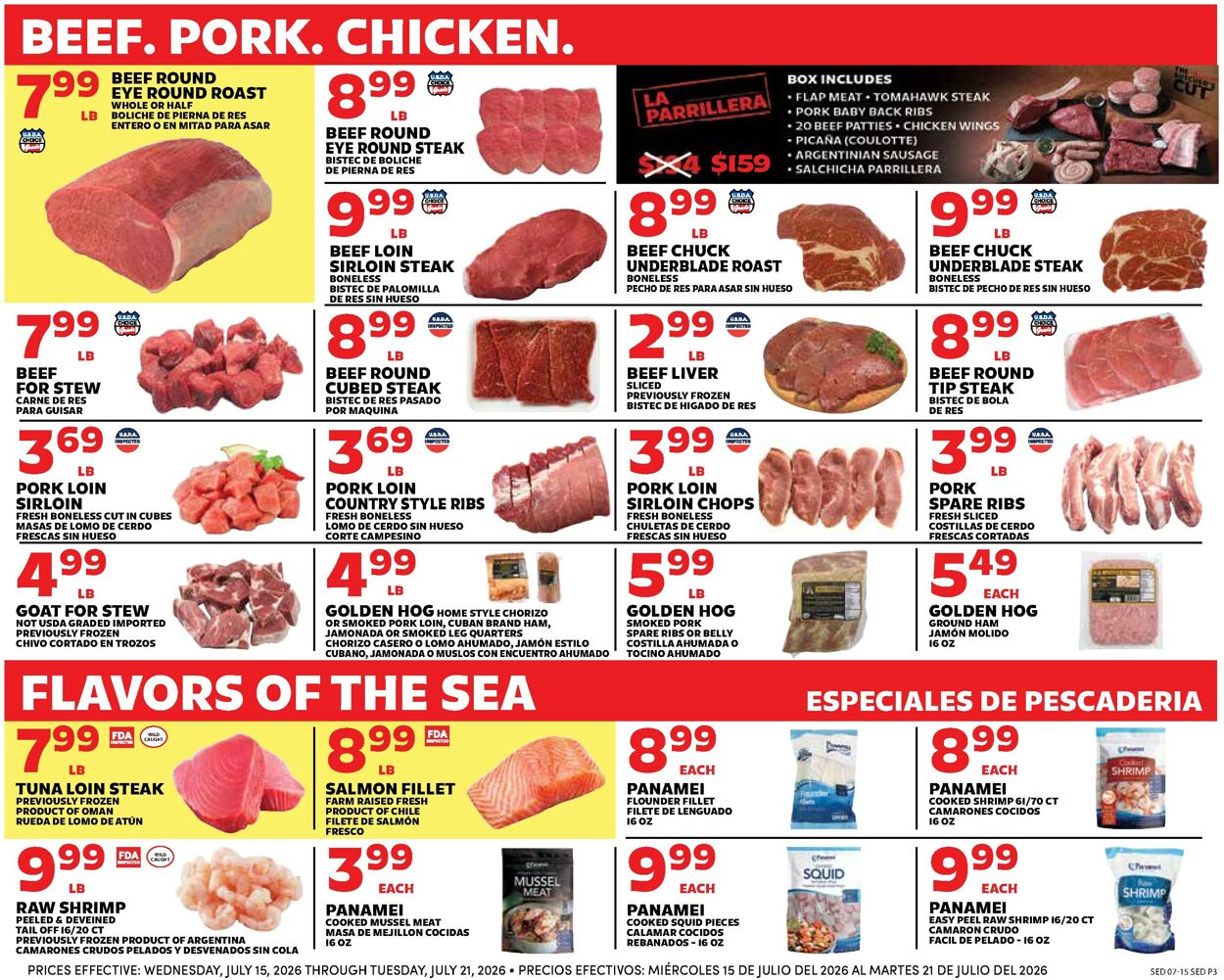 Catalogue Sedano's from 07/15/2026