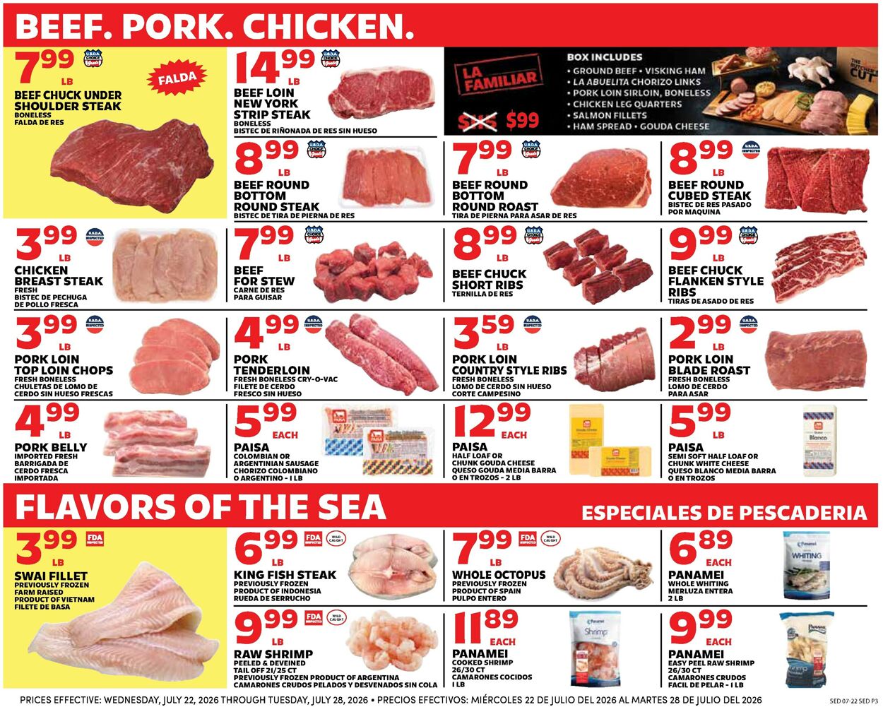 Catalogue Sedano's from 07/22/2026