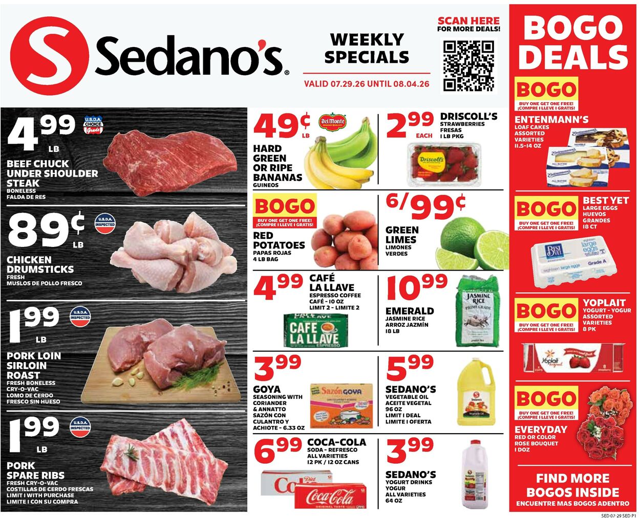 Catalogue Sedano's from 07/29/2026