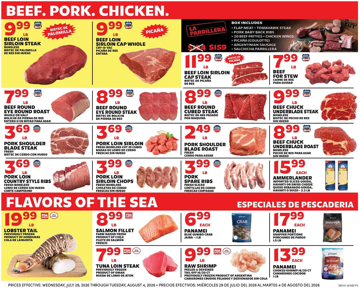Catalogue Sedano's from 07/29/2026