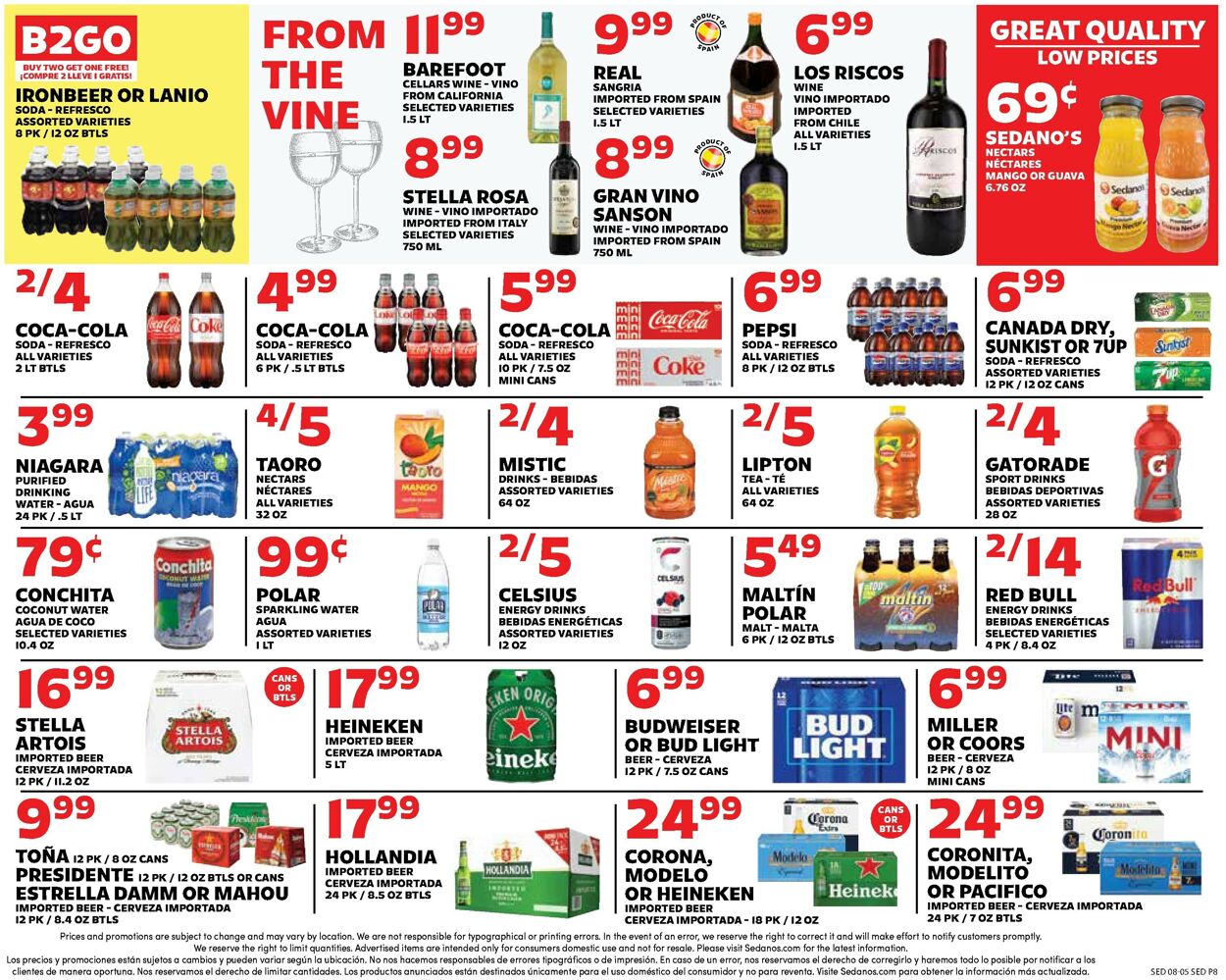 Catalogue Sedano's from 08/05/2026