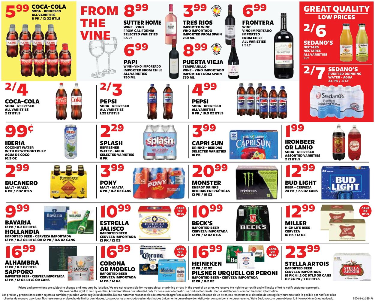 Catalogue Sedano's from 08/12/2026