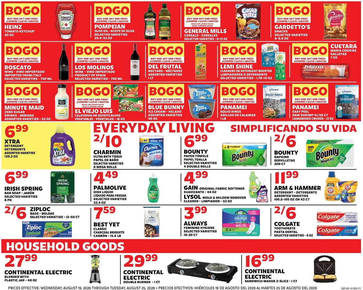 Catalogue Sedano's from 08/19/2026