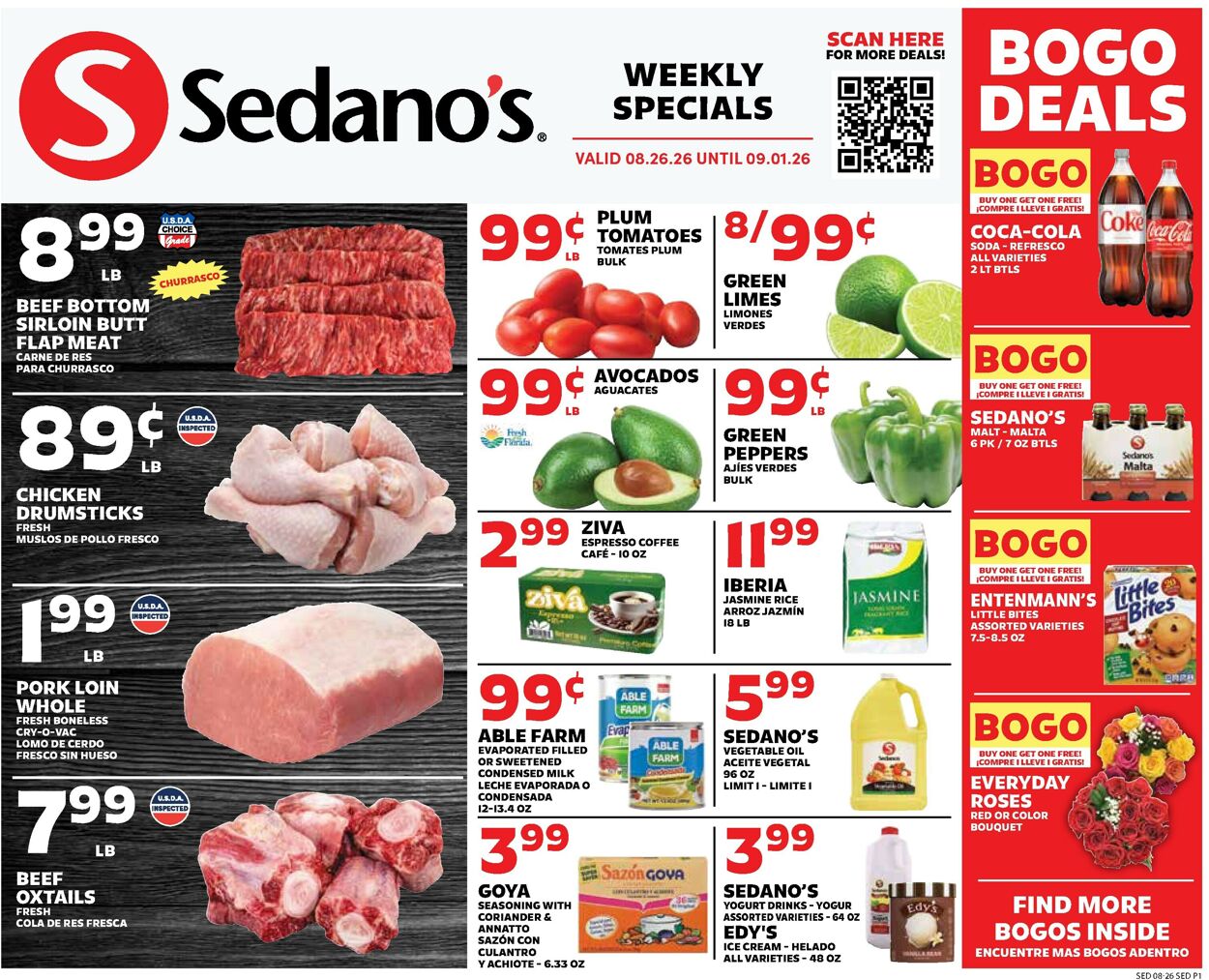 Catalogue Sedano's from 08/26/2026