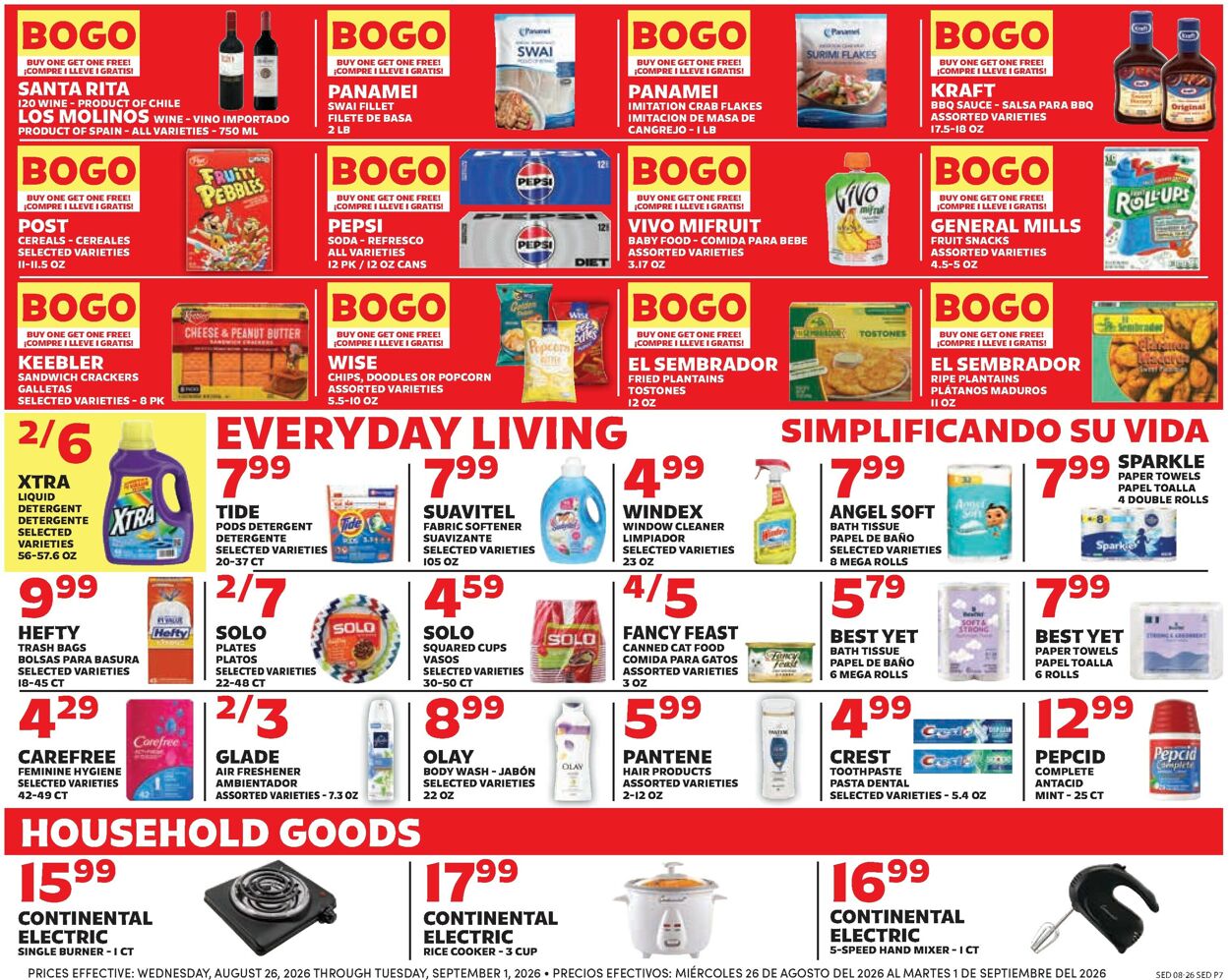 Catalogue Sedano's from 08/26/2026