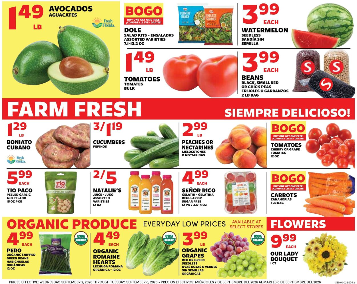 Catalogue Sedano's from 09/02/2026