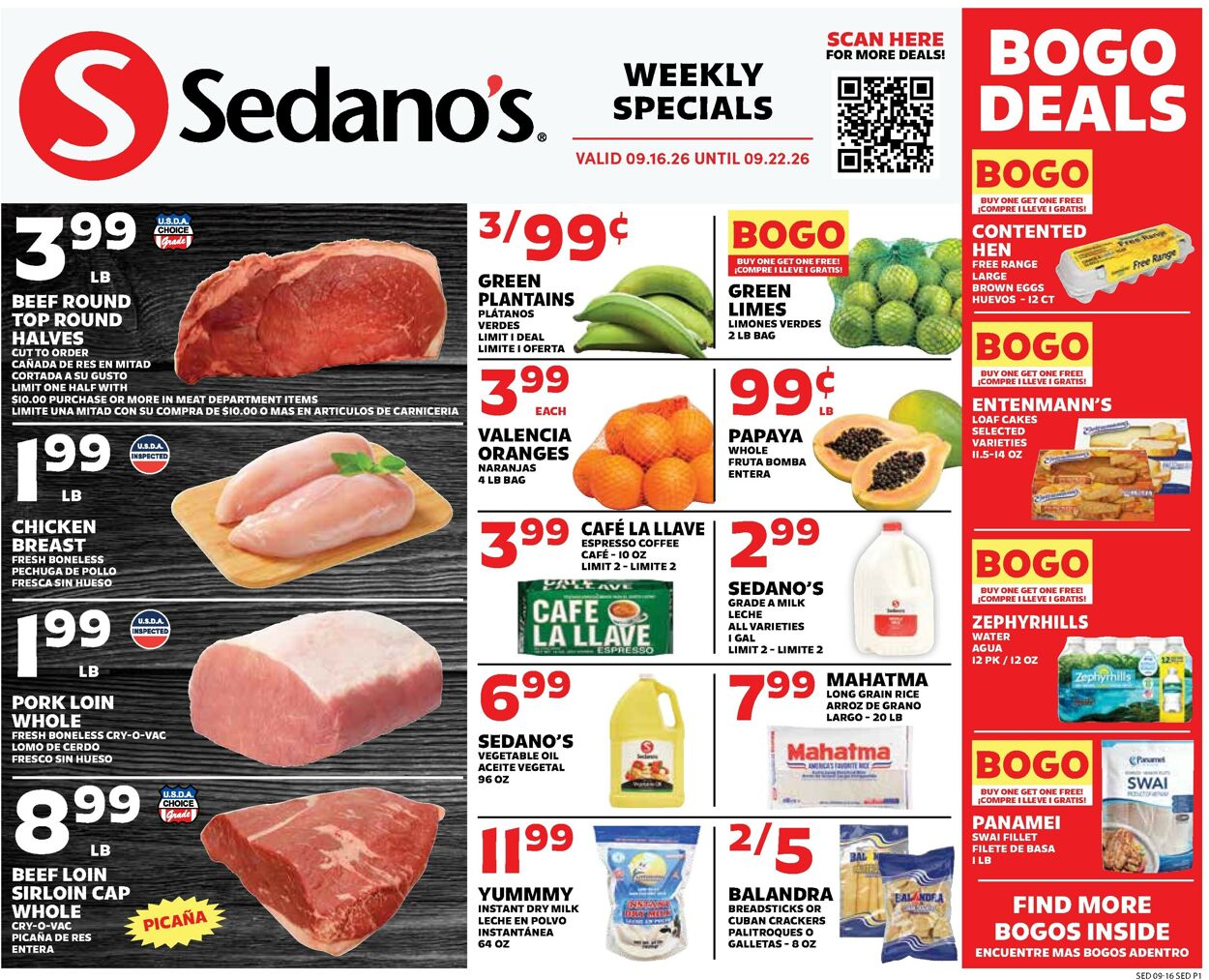 Catalogue Sedano's from 09/16/2026