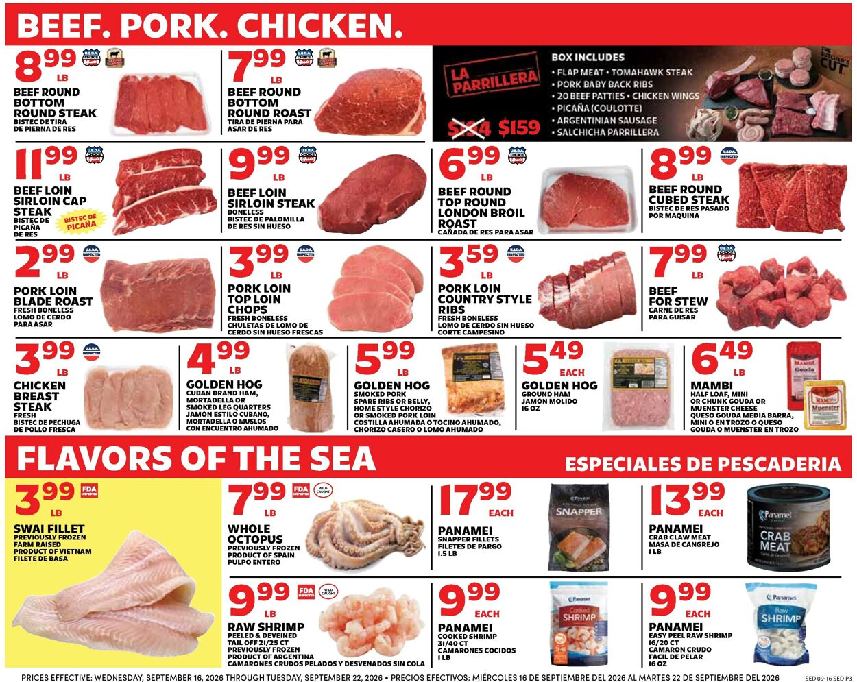 Catalogue Sedano's from 09/16/2026