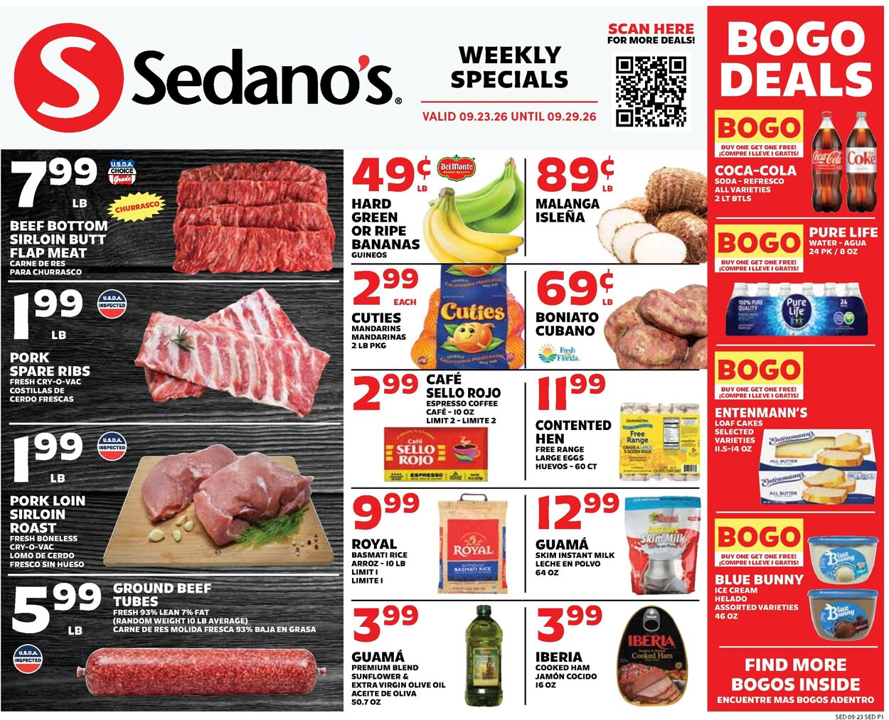 Catalogue Sedano's from 09/23/2026