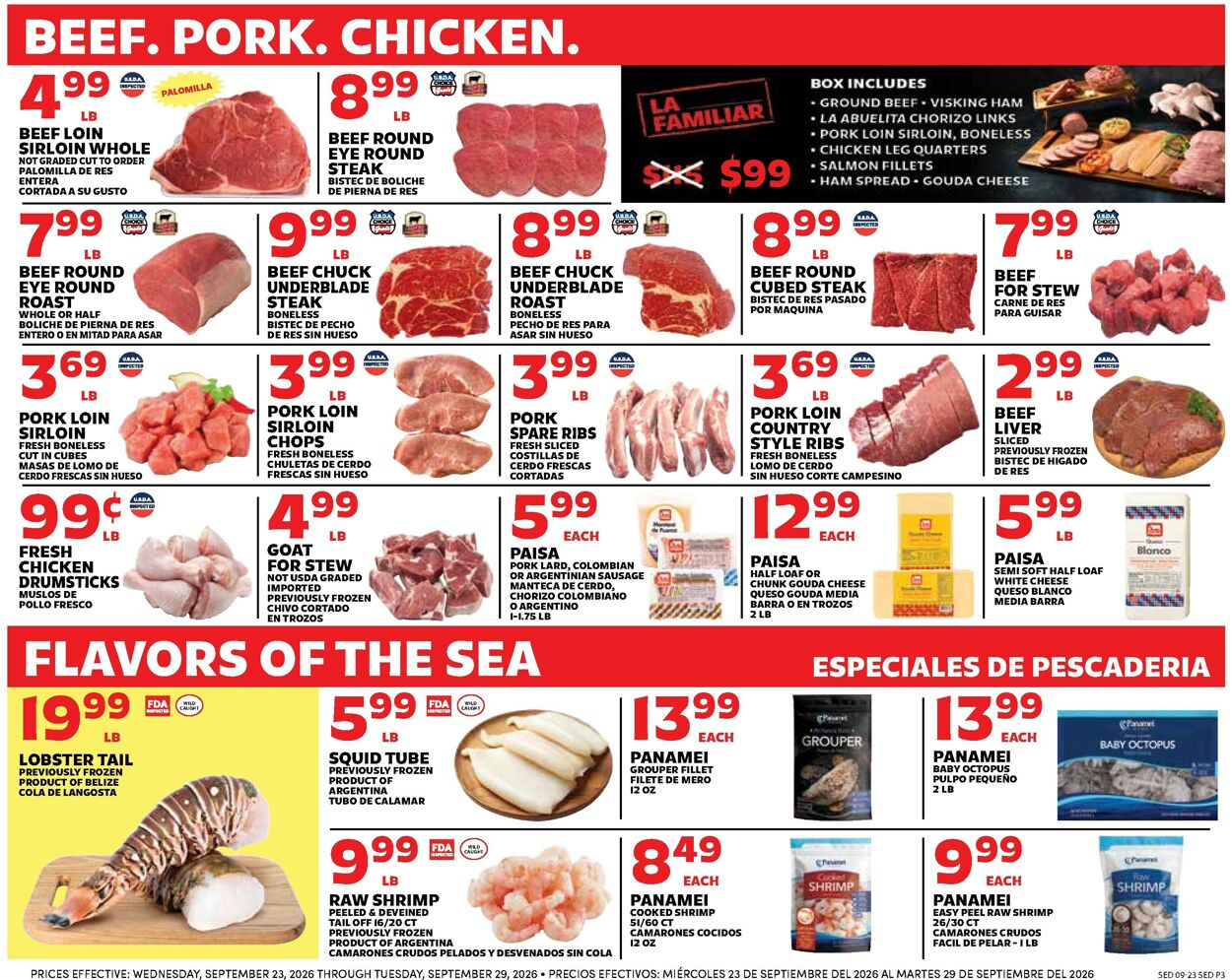 Catalogue Sedano's from 09/23/2026