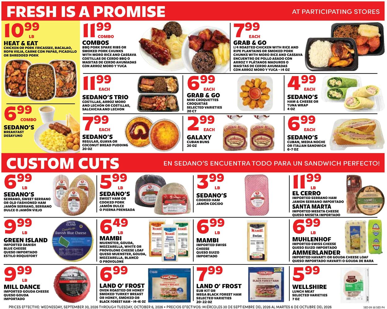 Catalogue Sedano's from 09/30/2026