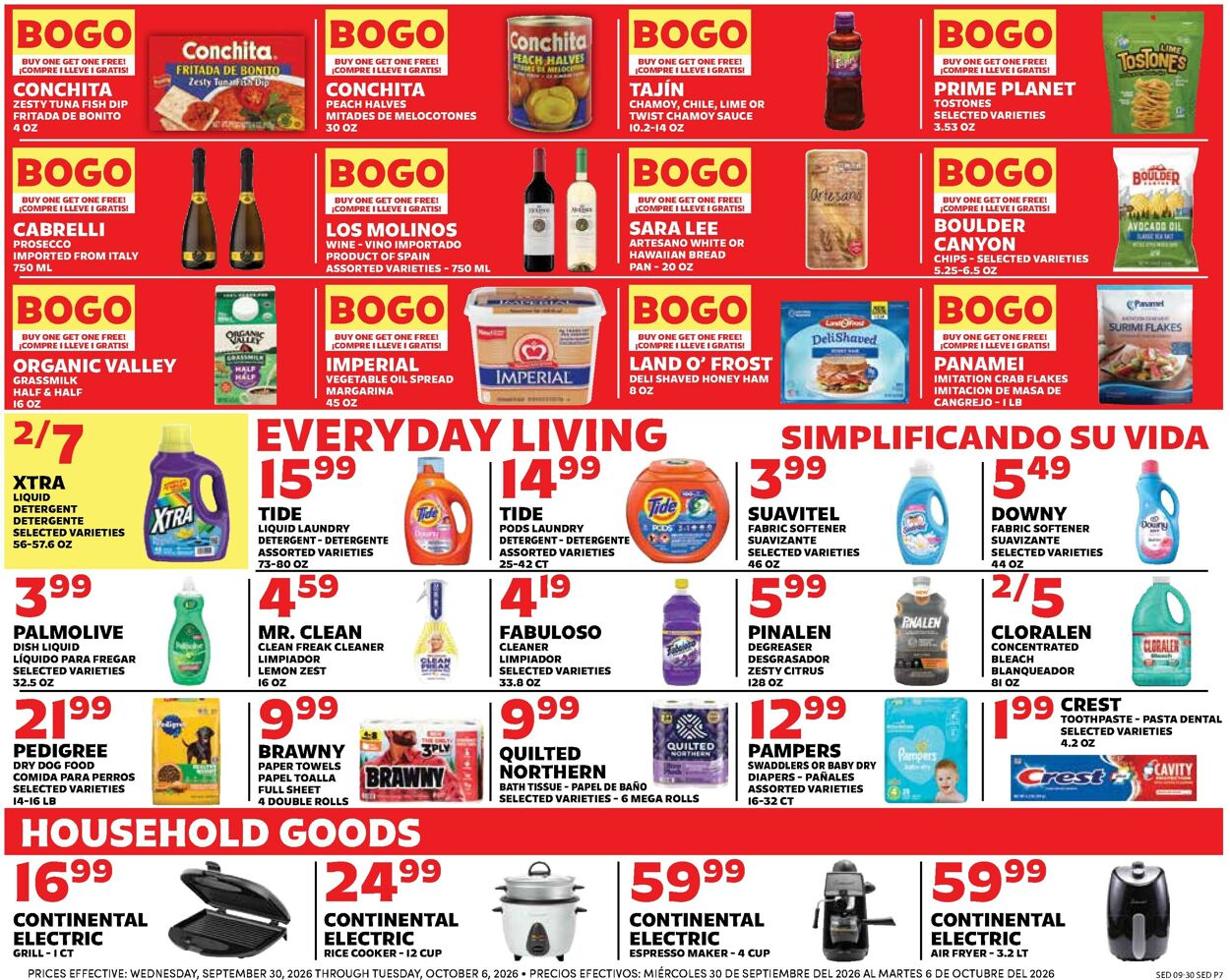 Catalogue Sedano's from 09/30/2026