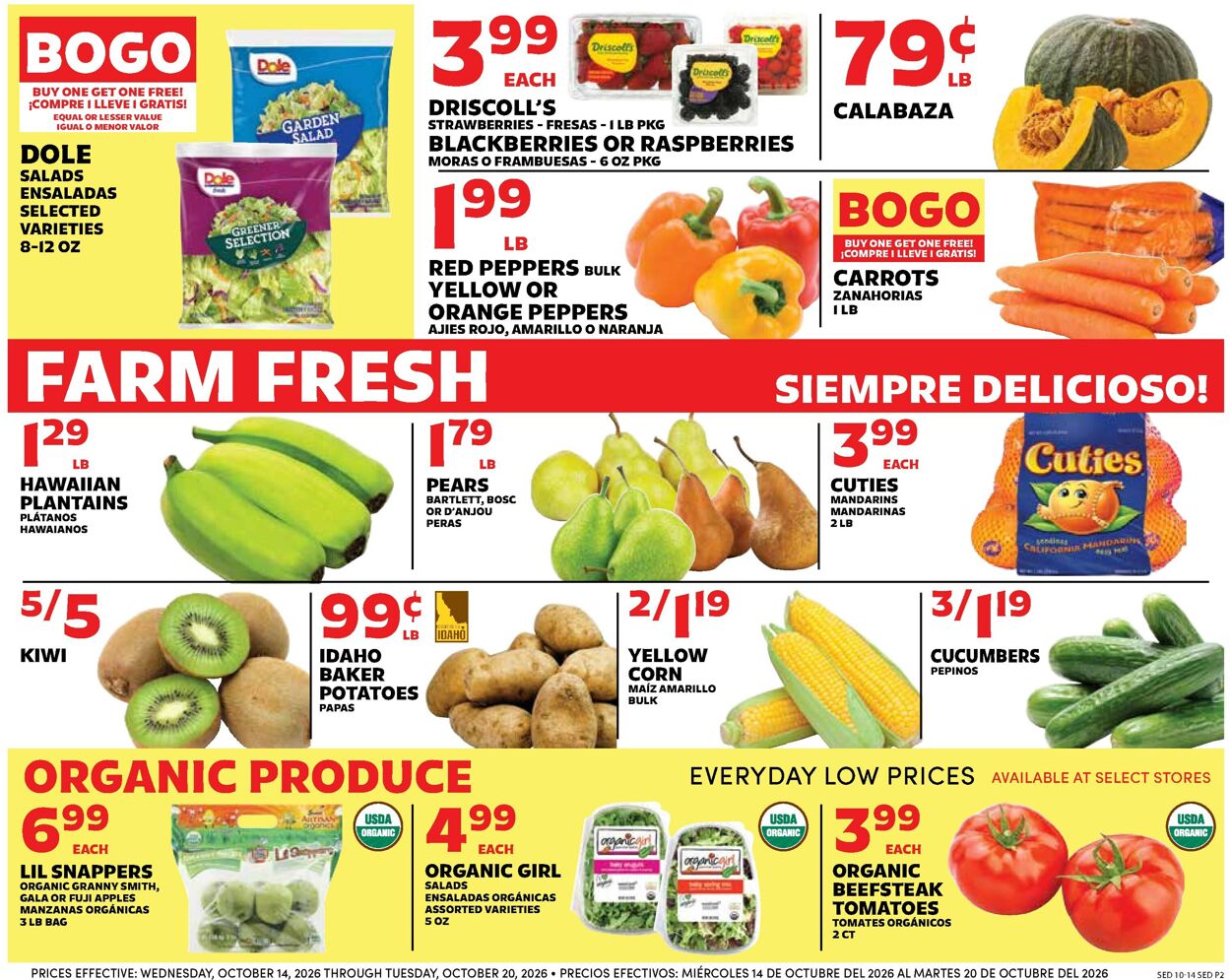 Catalogue Sedano's from 10/14/2026