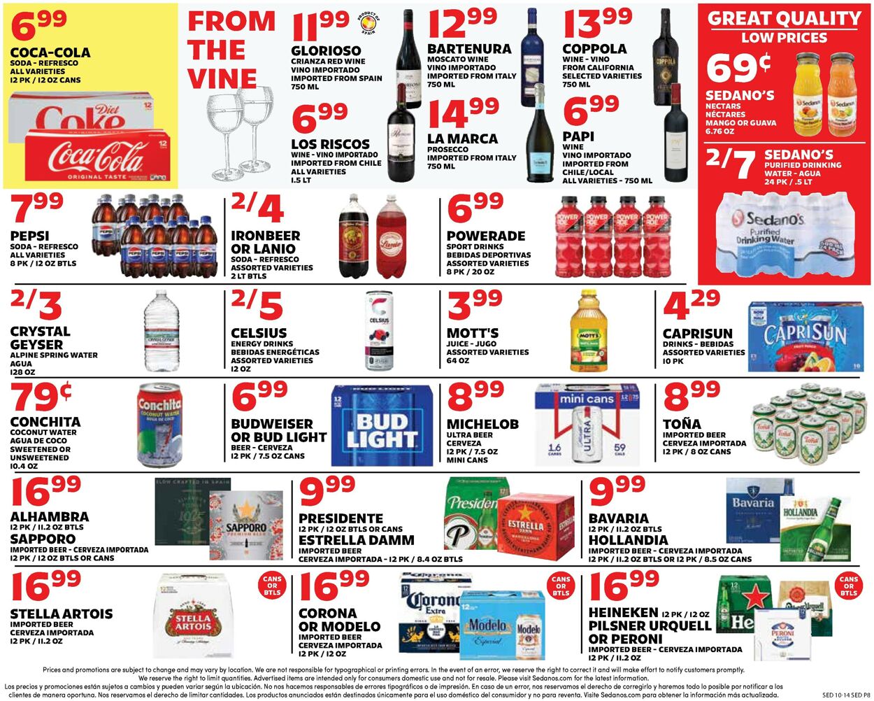 Catalogue Sedano's from 10/14/2026