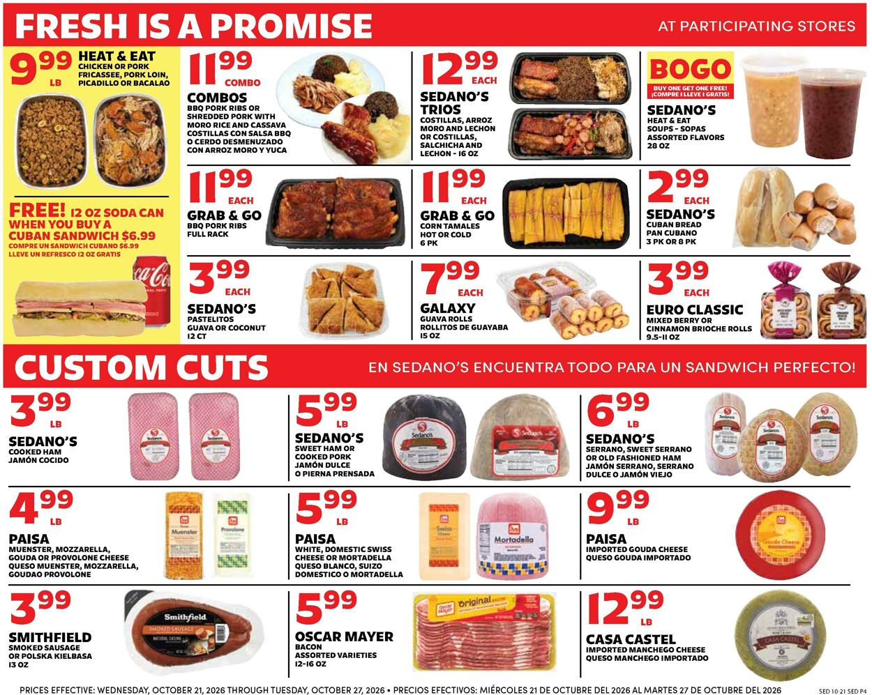 Catalogue Sedano's from 10/21/2026