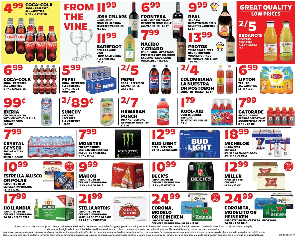 Catalogue Sedano's from 10/21/2026