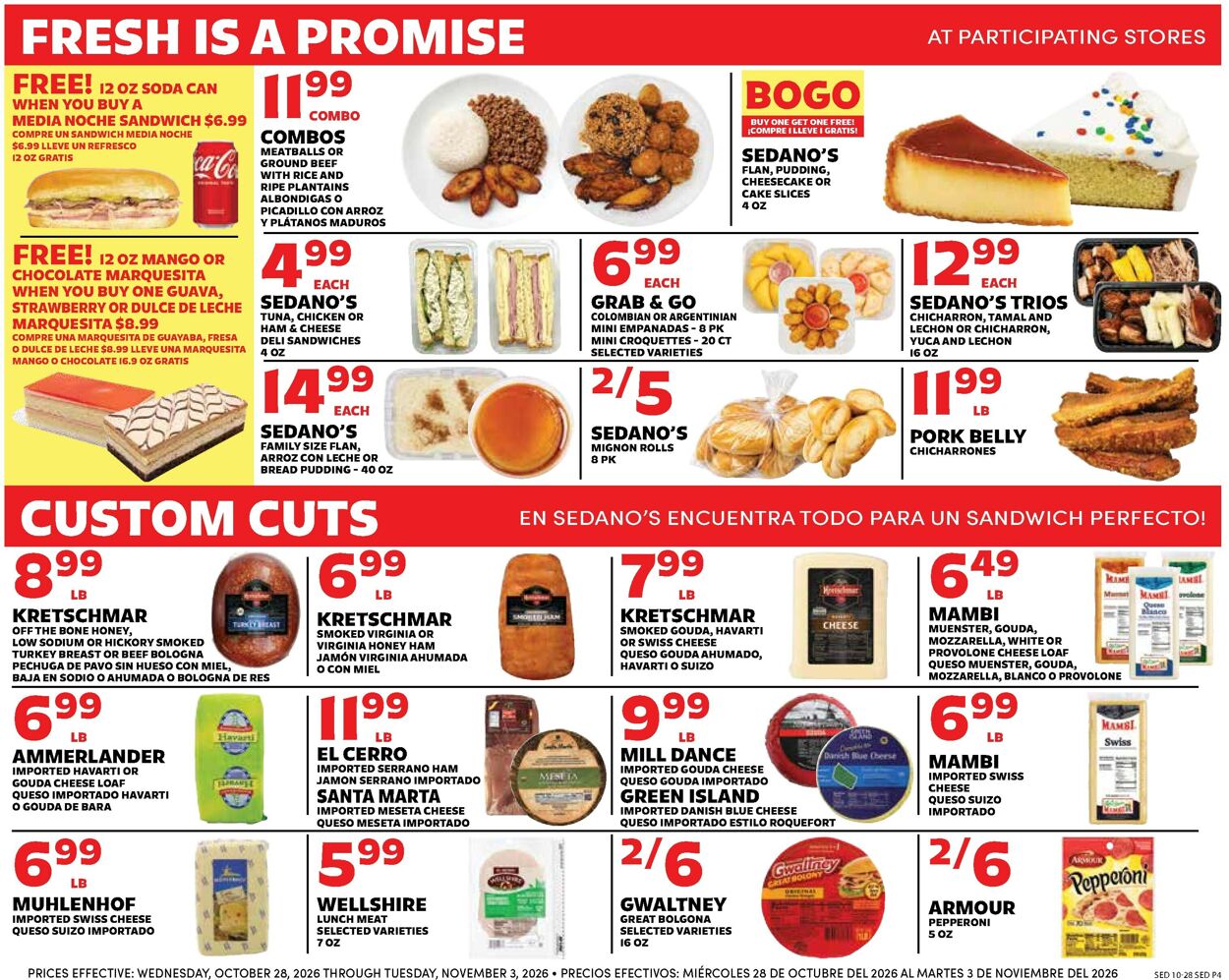 Catalogue Sedano's from 10/28/2026