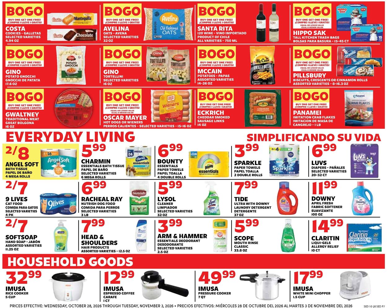 Catalogue Sedano's from 10/28/2026