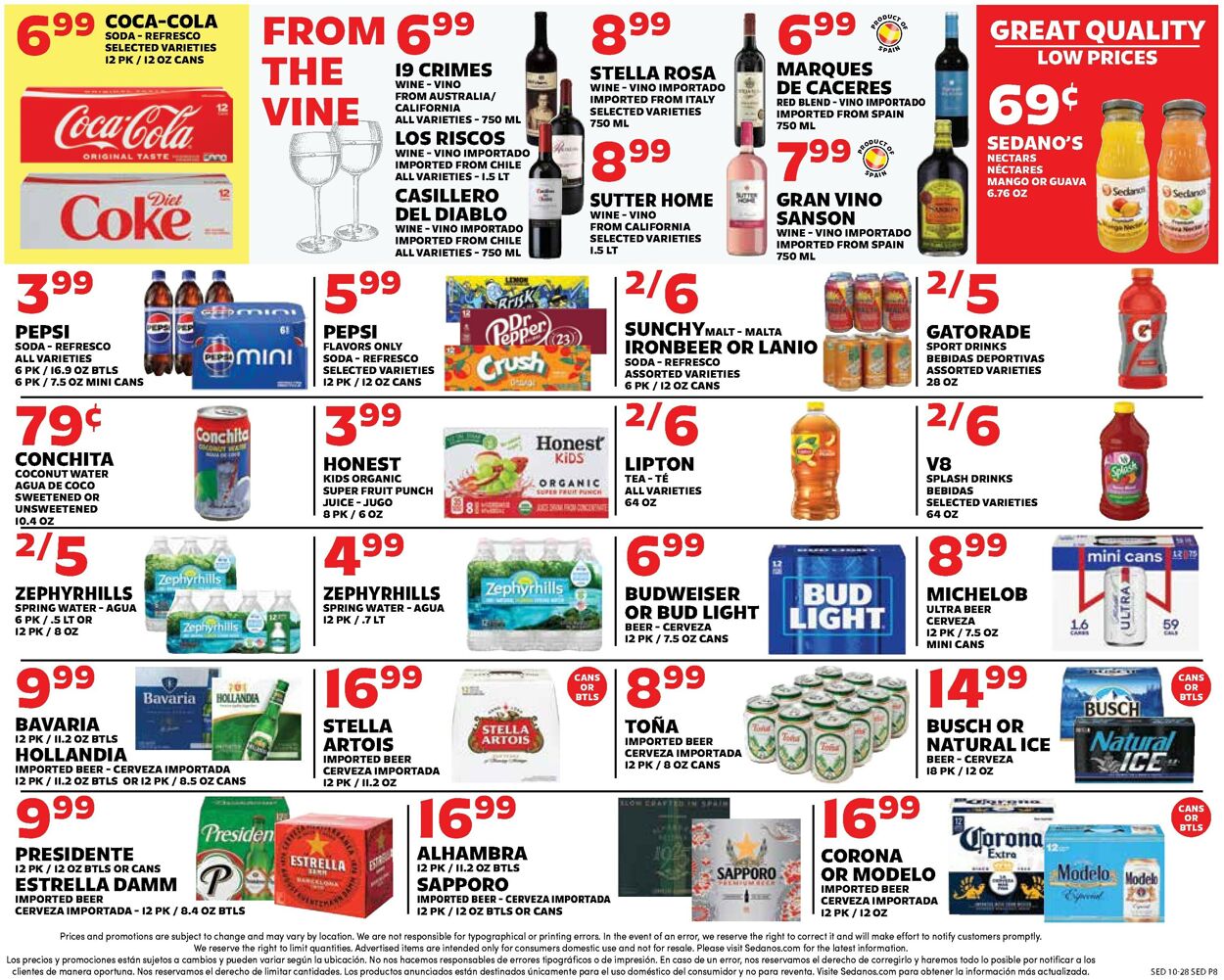 Catalogue Sedano's from 10/28/2026