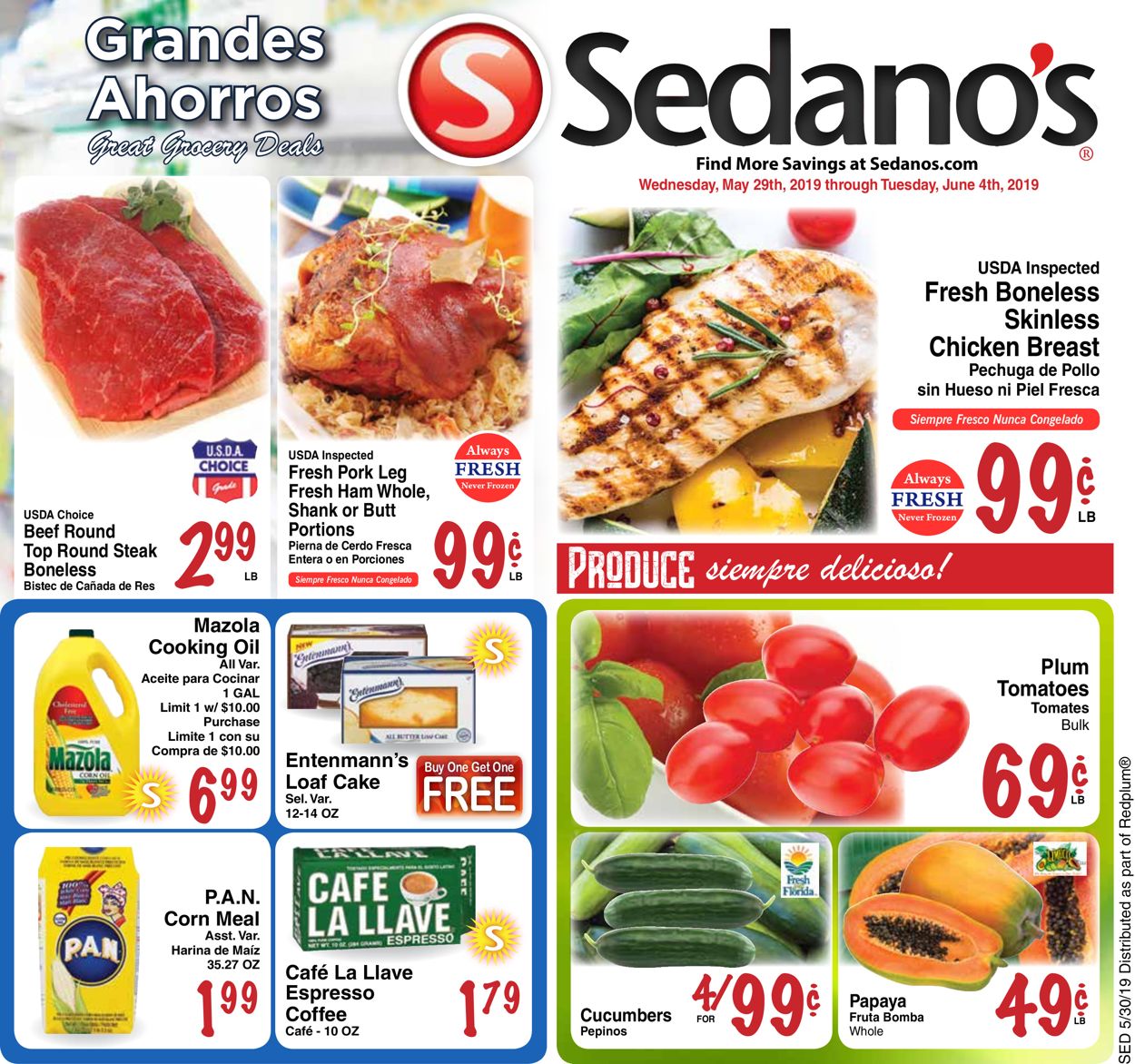 Catalogue Sedano's from 05/29/2019