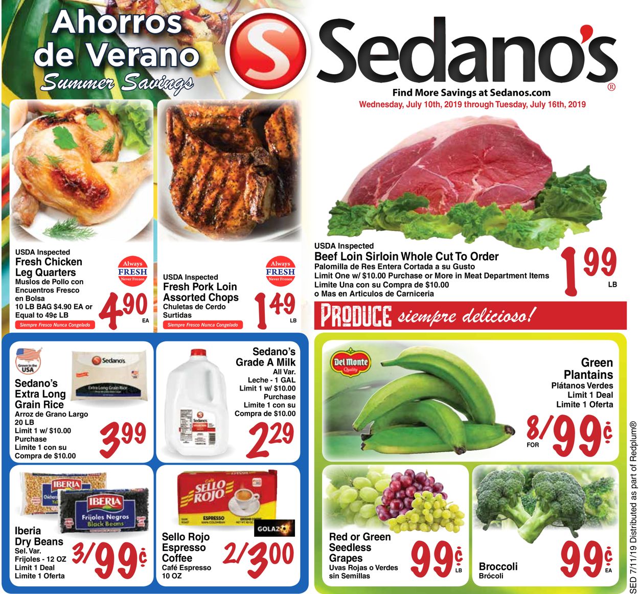 Catalogue Sedano's from 07/10/2019
