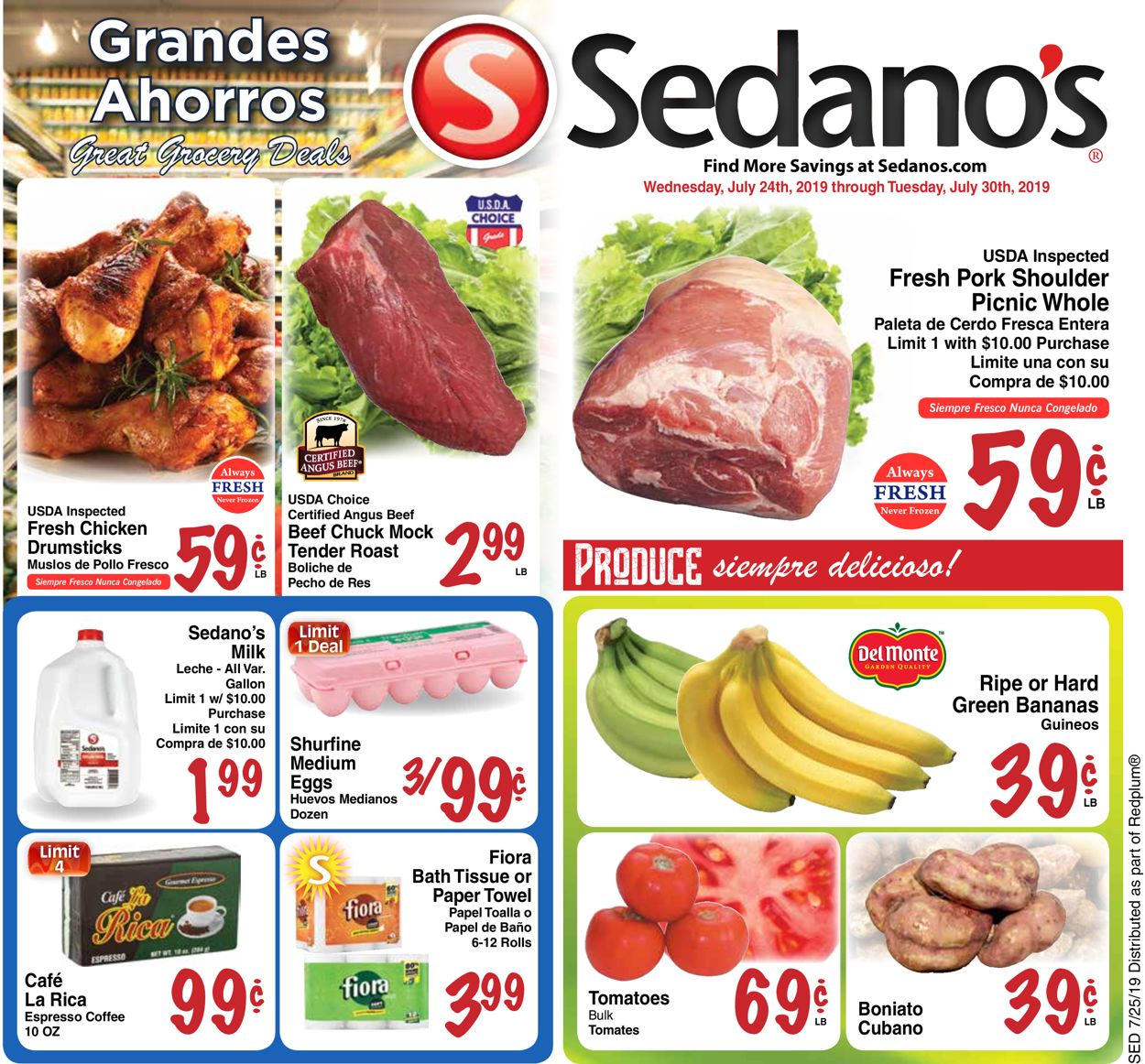 Catalogue Sedano's from 07/24/2019