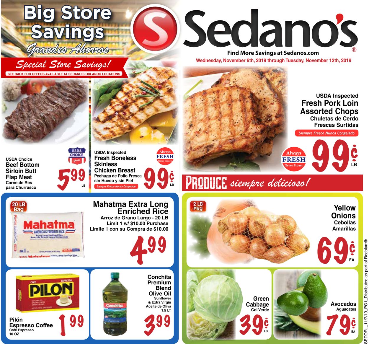 Catalogue Sedano's from 11/06/2019