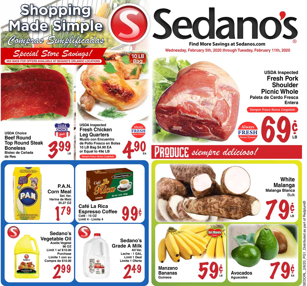 Catalogue Sedano's from 02/05/2020