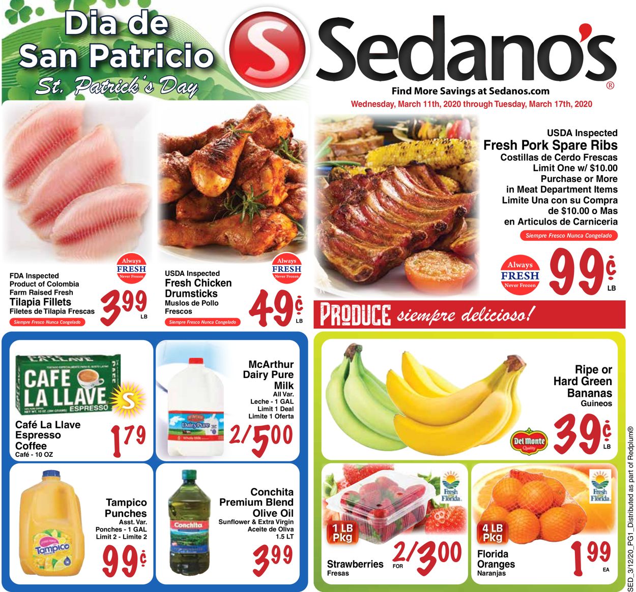 Catalogue Sedano's from 03/11/2020