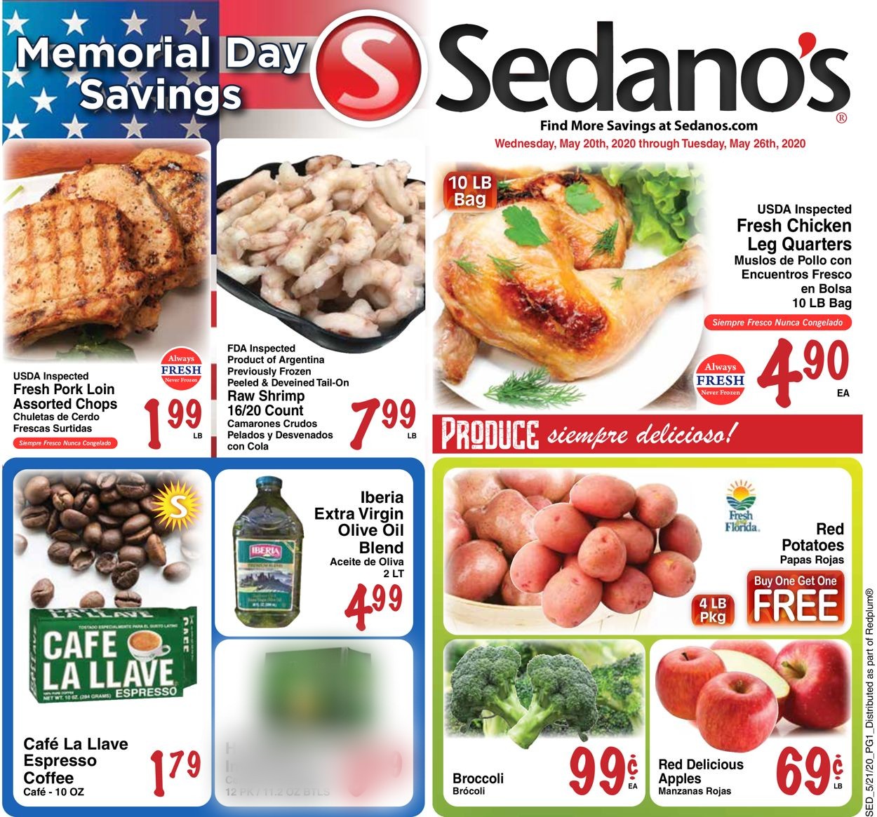 Catalogue Sedano's from 05/20/2020