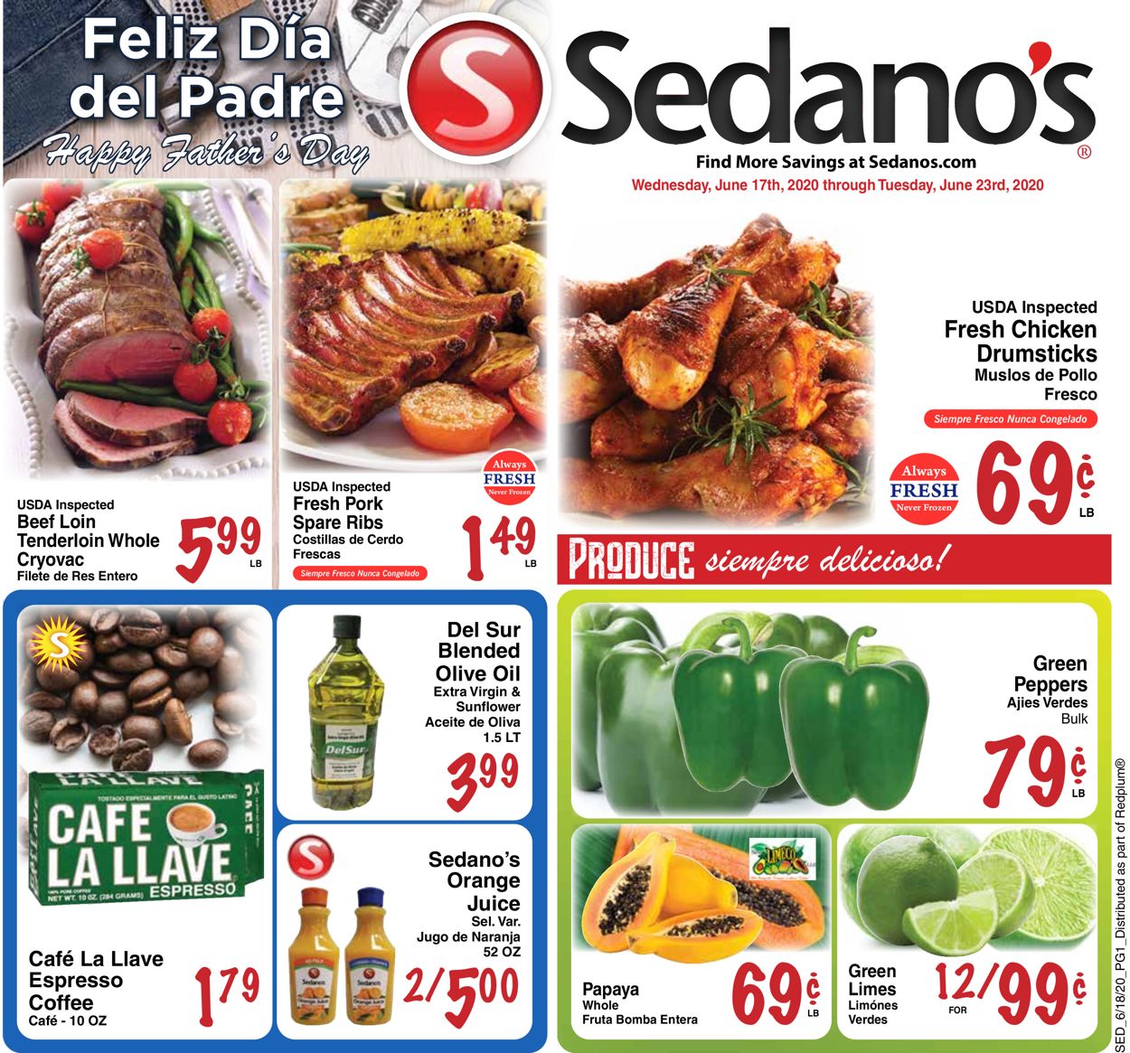 Catalogue Sedano's from 06/17/2020