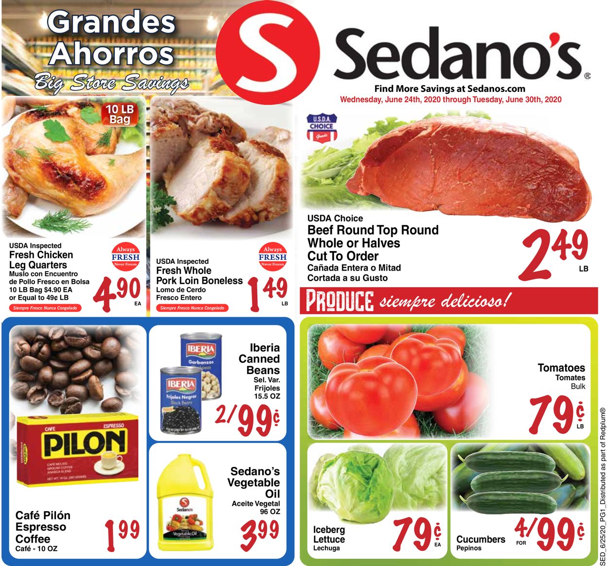 Catalogue Sedano's from 06/24/2020