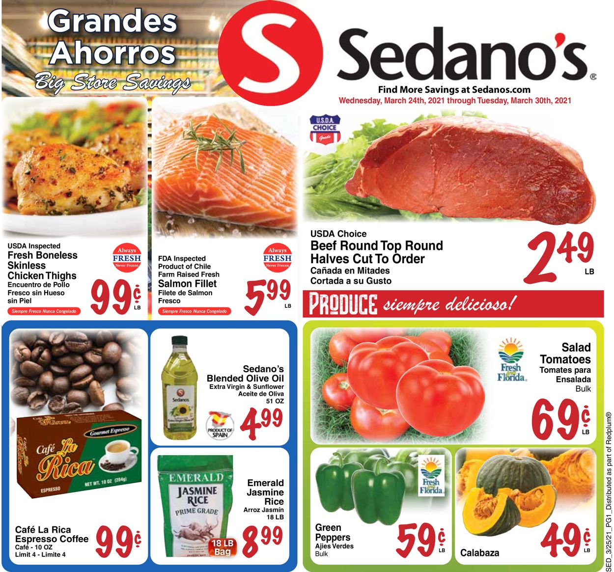 Catalogue Sedano's from 03/24/2021