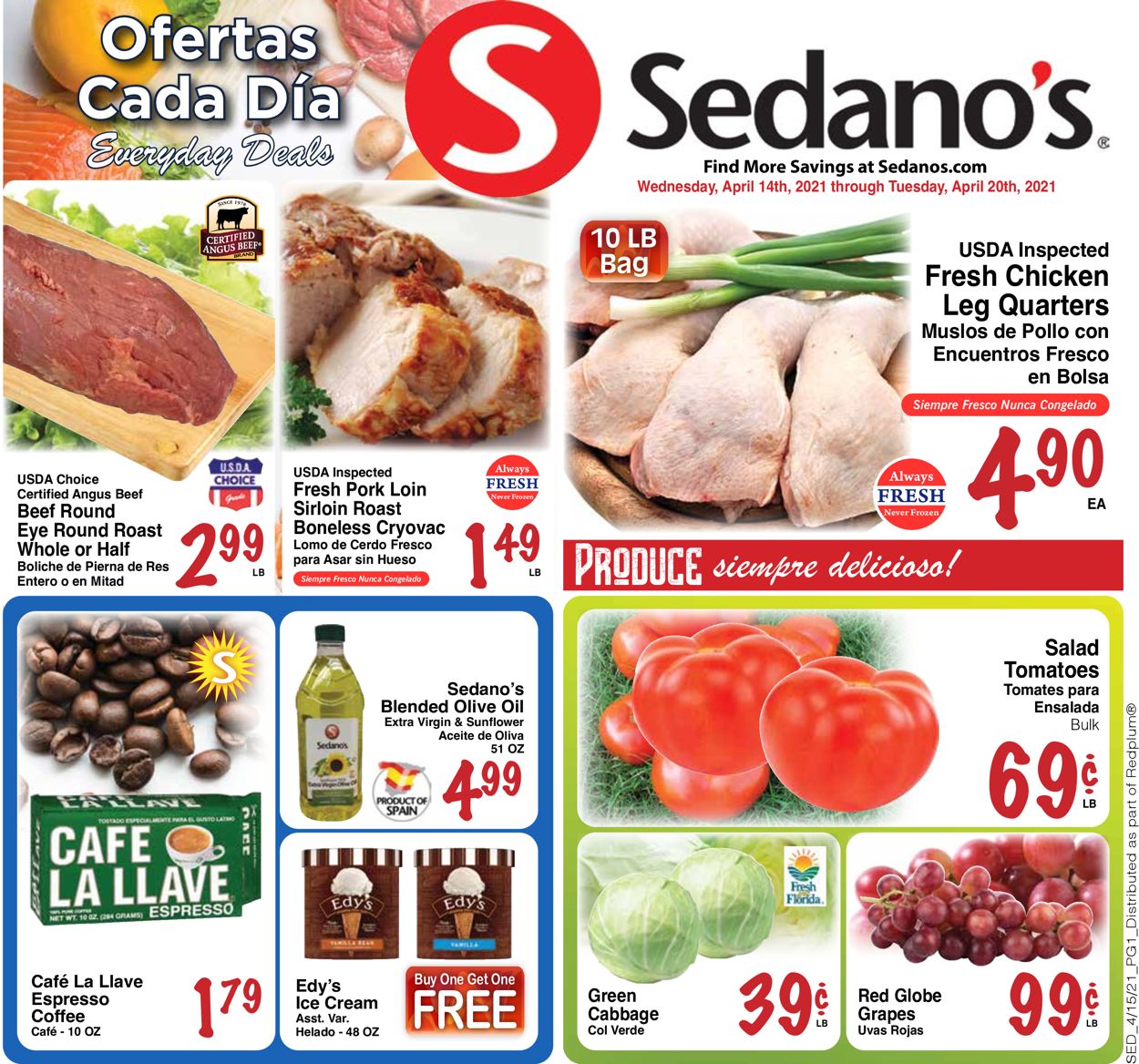 Catalogue Sedano's from 04/14/2021