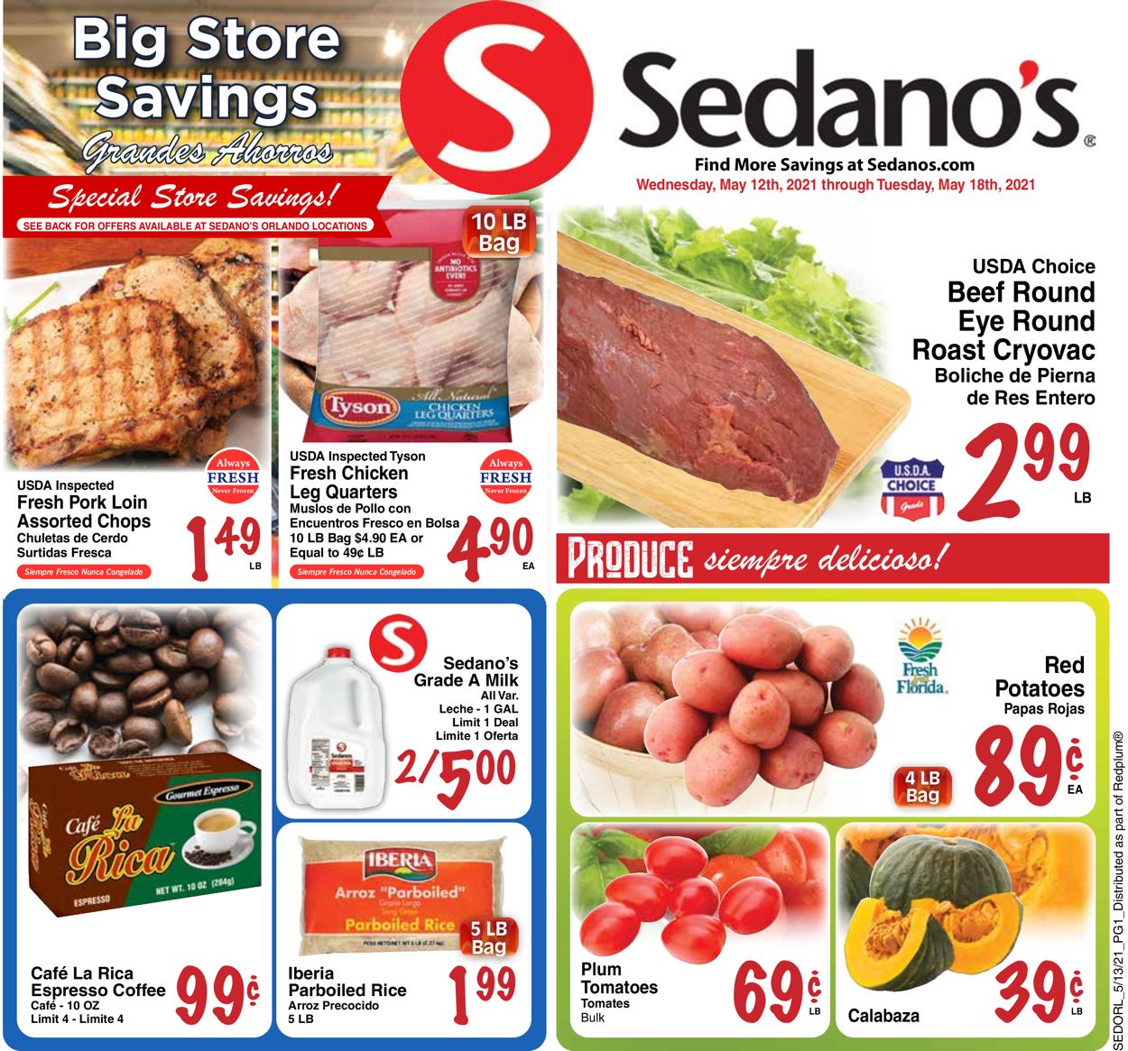 Catalogue Sedano's from 05/12/2021