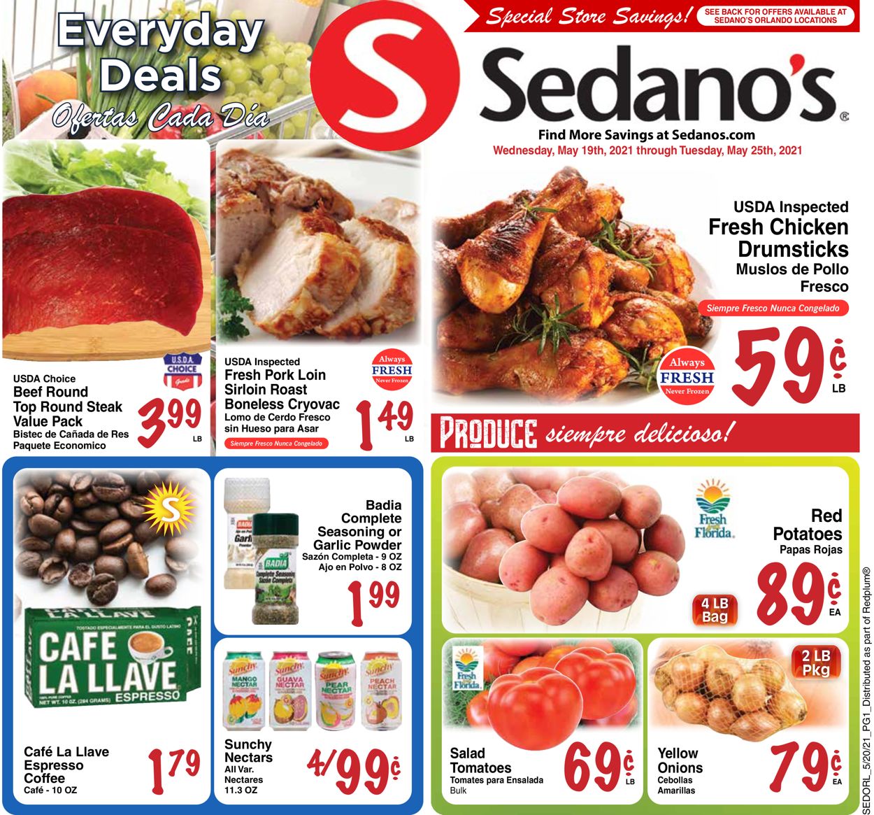 Catalogue Sedano's from 05/19/2021