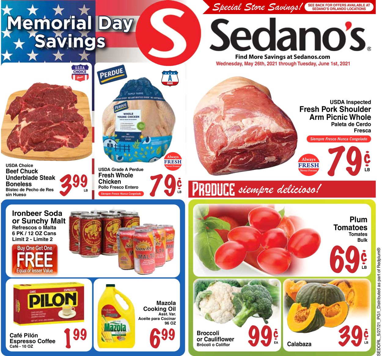 Catalogue Sedano's from 05/26/2021