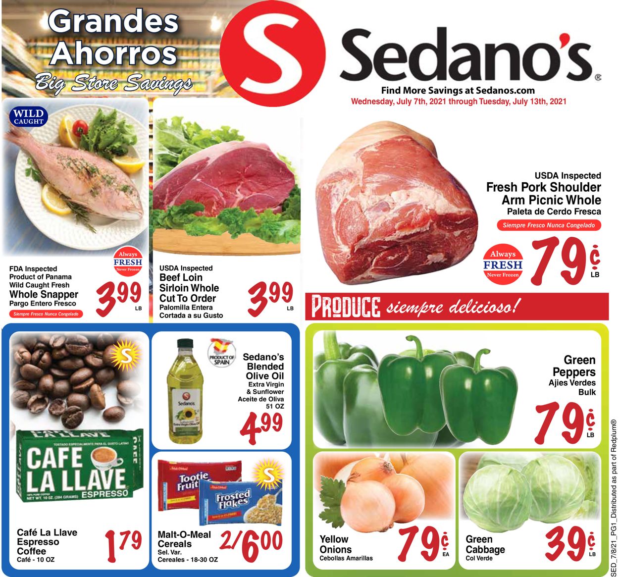 Catalogue Sedano's from 07/07/2021