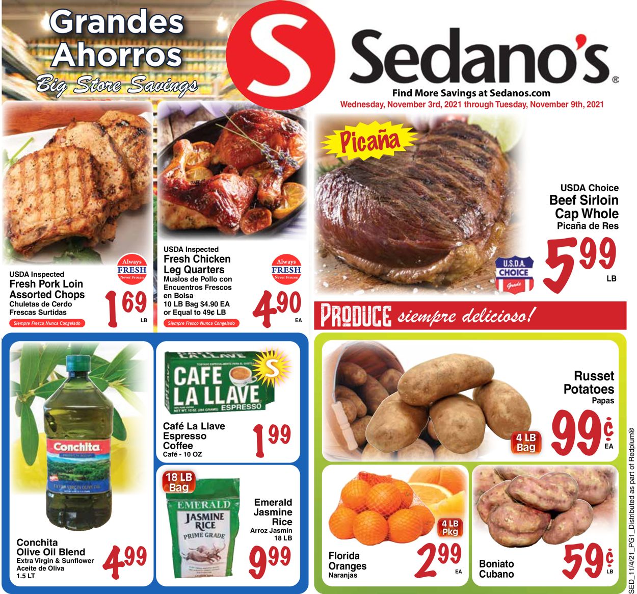 Catalogue Sedano's from 11/03/2021