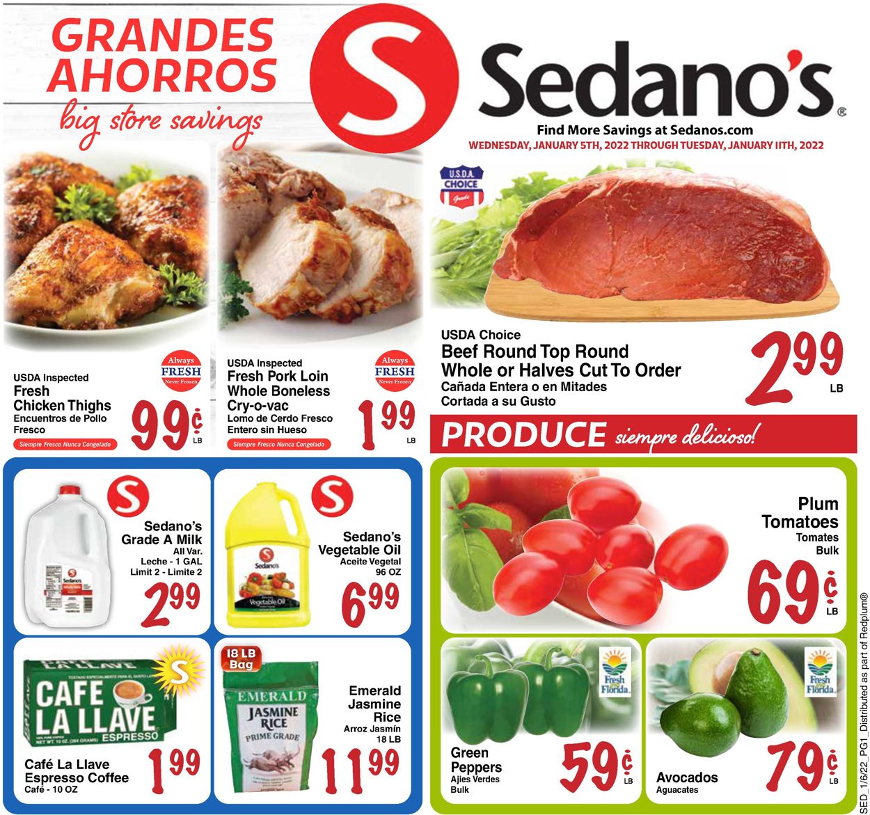 Catalogue Sedano's from 01/05/2022