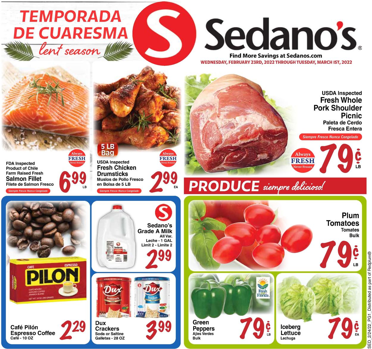 Catalogue Sedano's from 02/23/2022